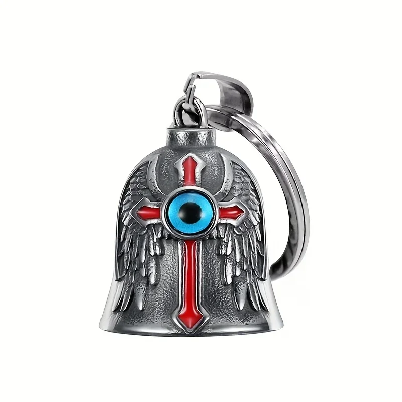 St Christopher Guardian Bell Pendant Key Chain