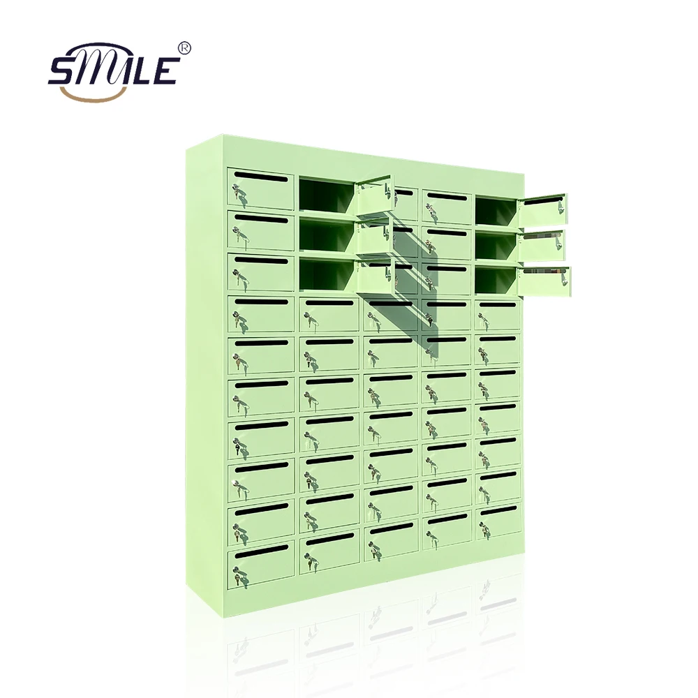 

CHNSMILE Custom Metal Post Box Steel Large Capacity Lockable Mailbox Cluster Mailbox Parcel Mailbox