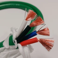 American MCINTOSH Fever Level Speaker Cable HiFi Copper Silver Combined Main Speaker Cable 4-Core Audio Cable Bulk Cable