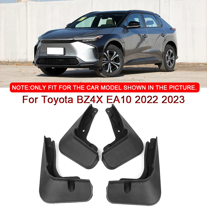 

ABS Car Mud Flaps Splash Guard Mudguards Car Styling For Toyota BZ4X EA10 2022 2023 MudFlaps Front Rear Fender Auto Accessory