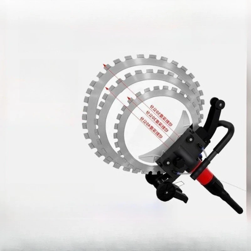 High Frequency Brushless Ring Saw Wall Cutting Machine, Concrete Cutting Machine, Cement Wall Cutting Saw Handheld