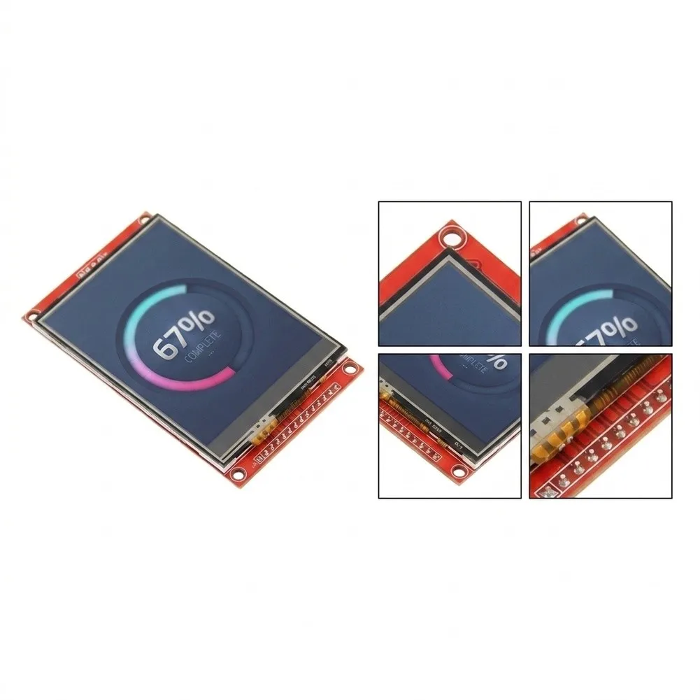 3.2 inch For SPI Serial TFT LCD 240x320 Pixel Touch Screen with For SD Slot for STM32F103 F407 and GD32 Series
