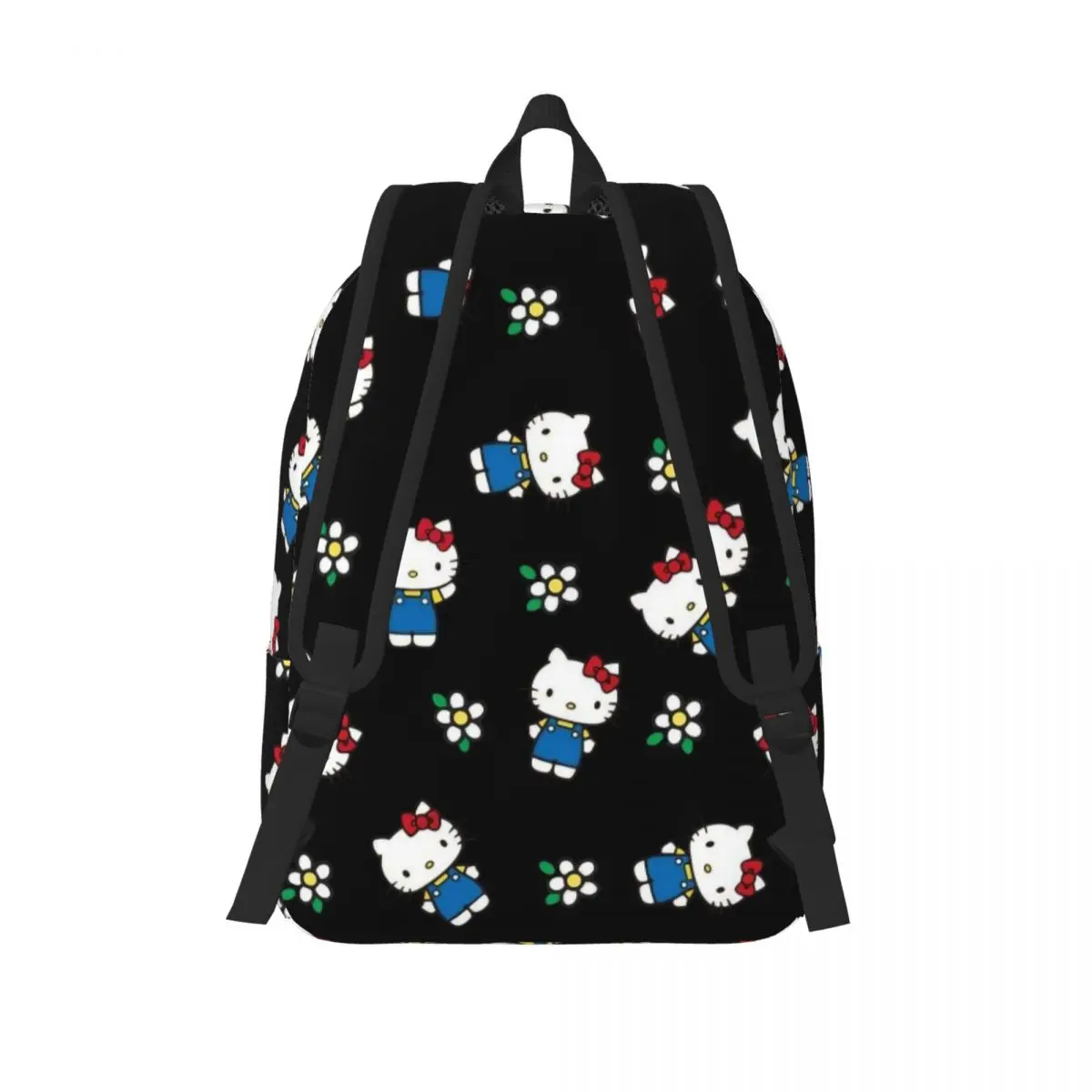 Hello Kitty Cartoon Pattern for Teens Student School Bookbag Daypack Elementary High College Hiking