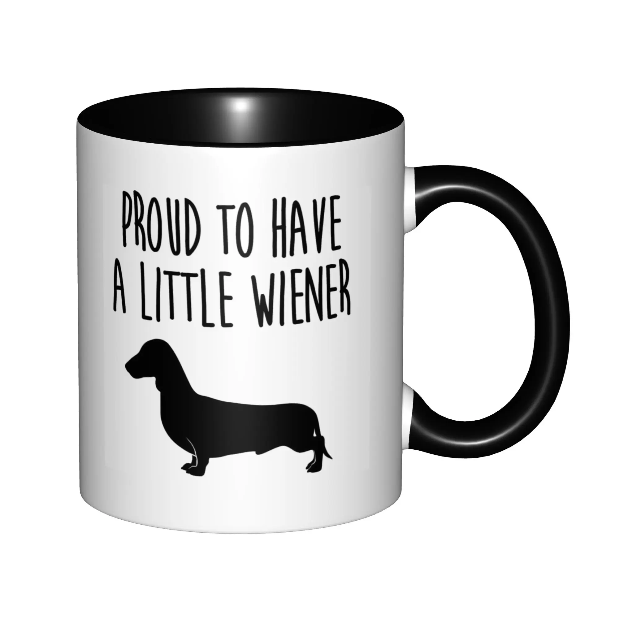 

Dachshund Mom Dad Proud To Have A Little Wiener Dog Owner Coffee Mugs For Birthday Coffee Mugs Ceramic Tea Cups 11oz