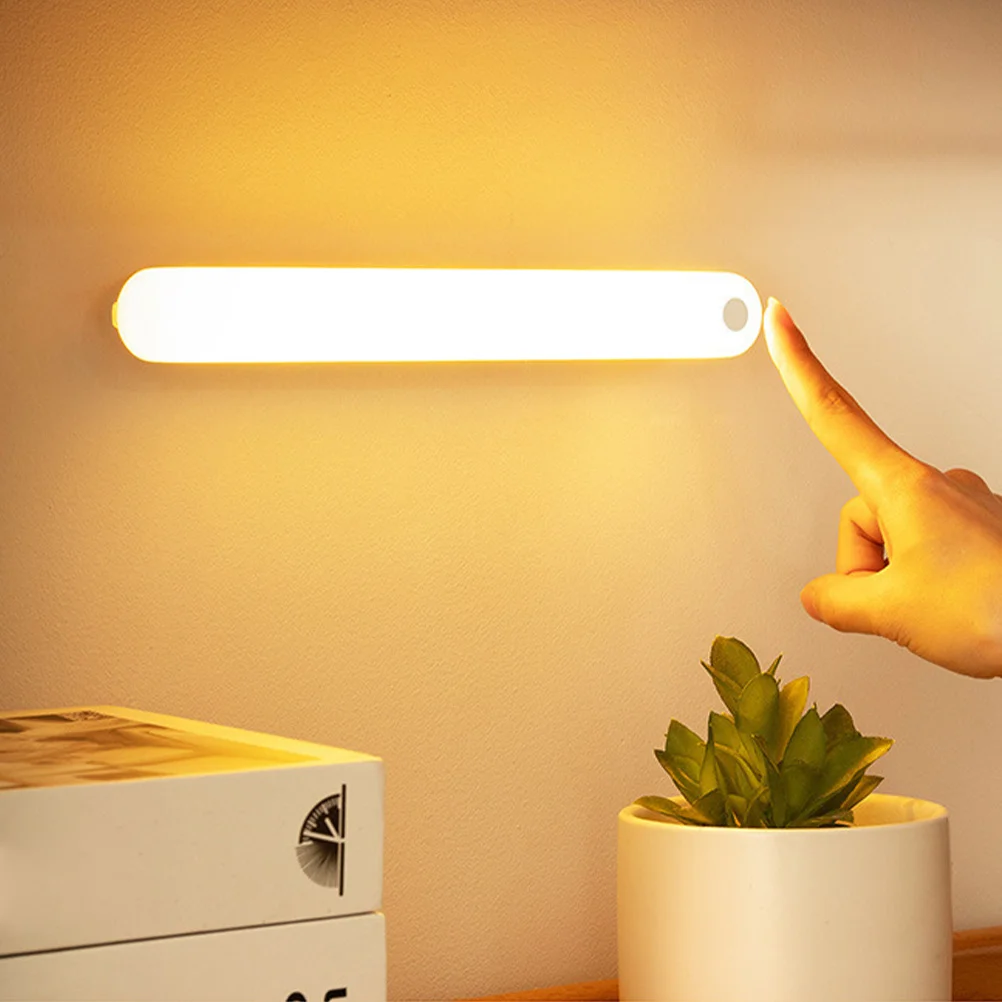 Closet Light USB Rechargeable Sensor Night Lamp Human Body Induction Bedside Nursing Light Automatic on Off Warm Glow Nightlight