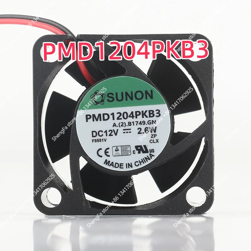 Cooling Fan New Sunon 5V 24V 48V AC EC 4020 40X40X20MM 4CM Two-wire Dual Ball Temperature Control Mute PMD1204PKB3-ZP DC12V 2.6W