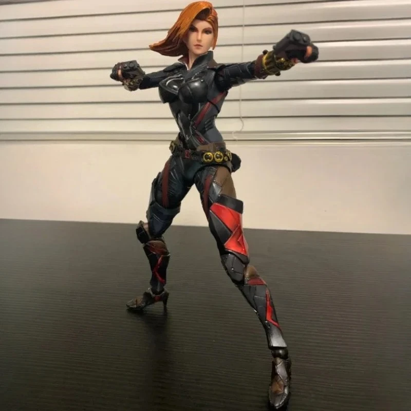 28cm filme periféricos vingadores viúva negra figura de ação anime brinquedo modelo brinquedo móvel conjunta colecionáveis ornamento presentes criativos