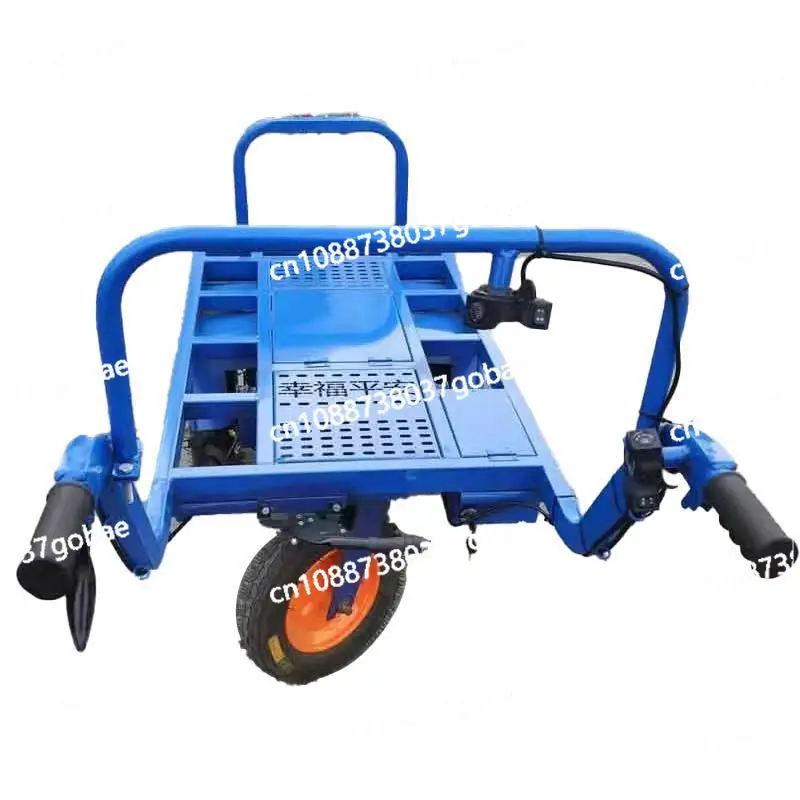 

Electric pull truck, solid tire heavy duty orchard truck