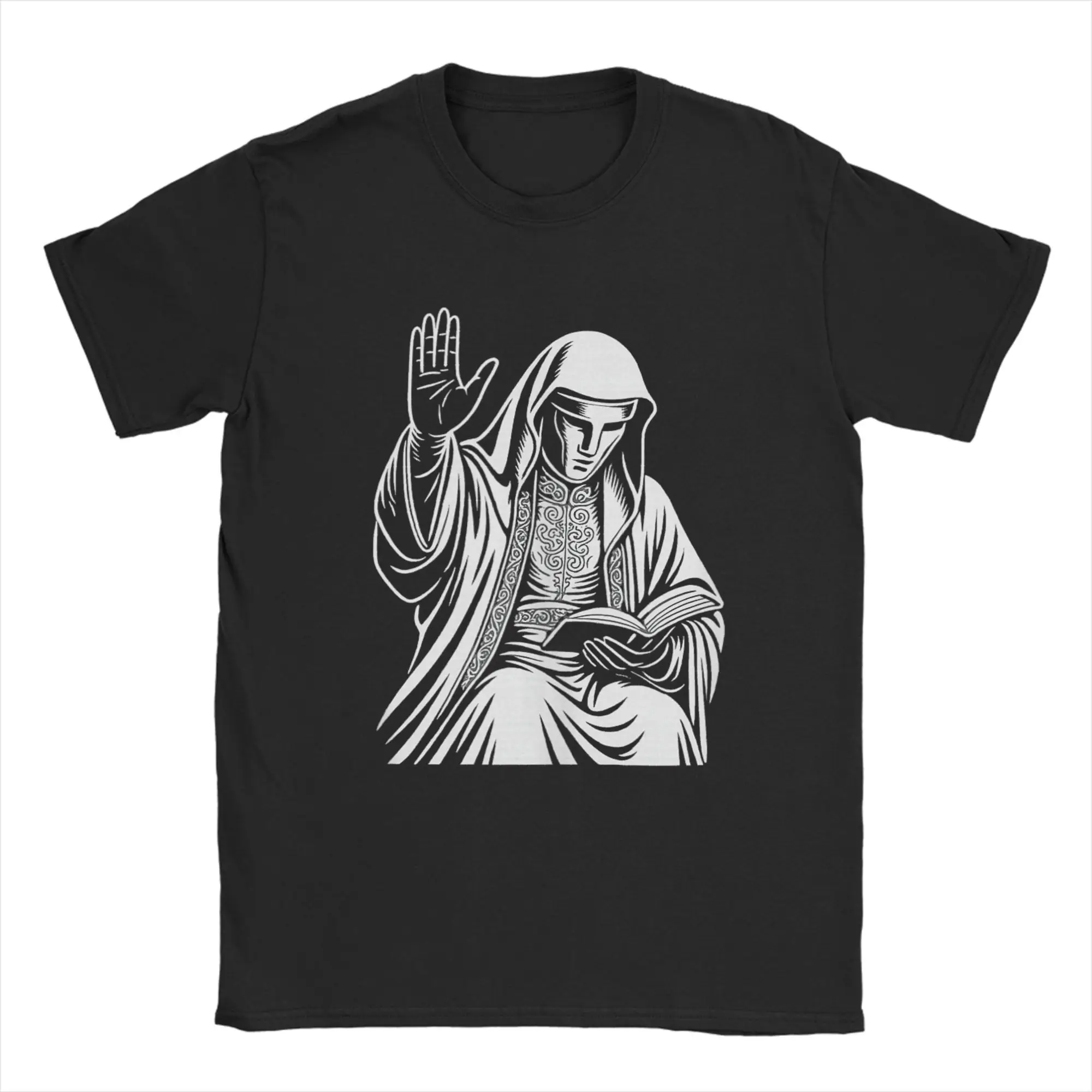 

Funny Royal Greeting King Baldwin IV Jerusalem Meme T-Shirts for Men Round Neck Cotton T Shirt Short Sleeve Tees Present Tops