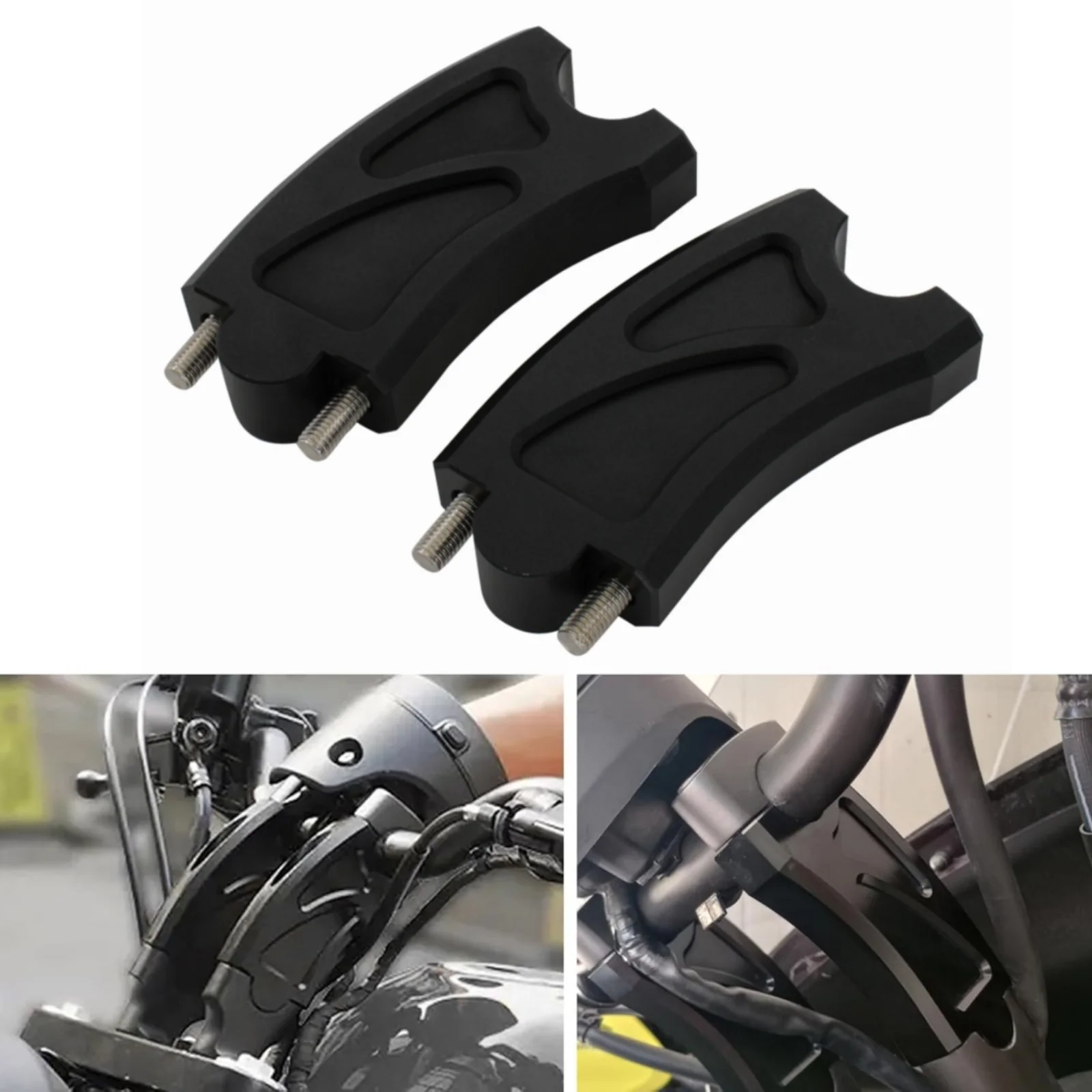 

For Honda Rebel CMX300 CMX500 2017-2021 Motorcycle Handlebar Risers Clamp Kit Handle Bar Mount Clamps Riser Inserts Replacement