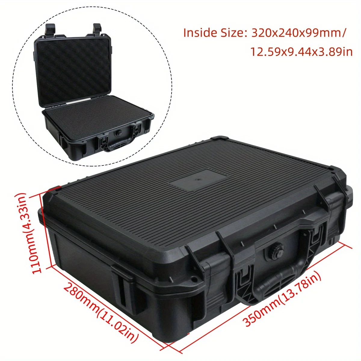Hard Shell Tool Storage Case Image 5