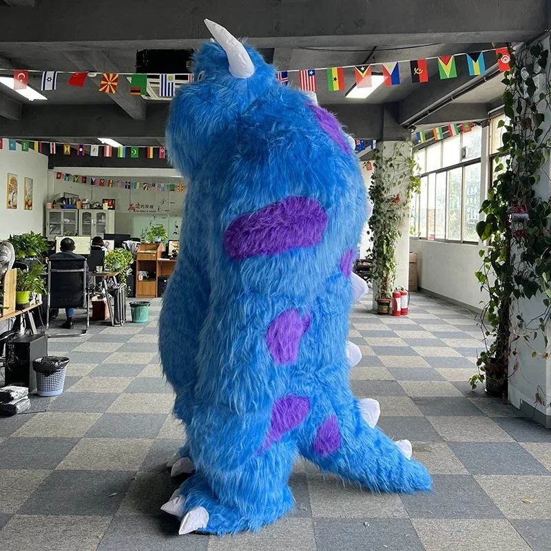 Inflatable Costume Halloween Monster Furry Suit Children'S Day Commercial Performance Cosplay Costume For Women Men 1.5m-1.8m