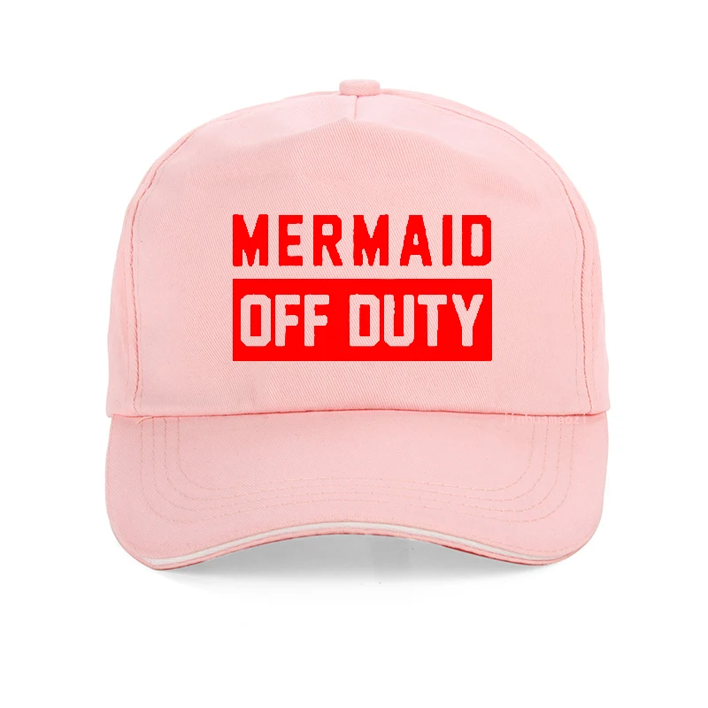 

Mermaid Off Duty Letter Print Baseball Cap Adjustable Snapback Summer Outdoor Hat for Women Men Y2K Tumblr Fashion Casual