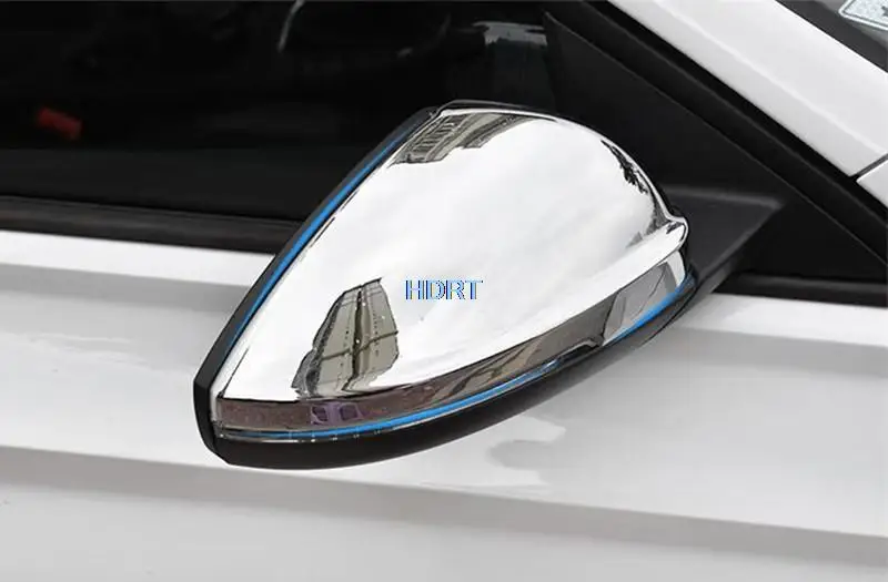 

Side Wing Rear View Mirror Trim Frame Rearview Mirror Cover Case For Volkswagen Jetta A7 Mk7 VW Vento Sagitar 2019 + Car Styling