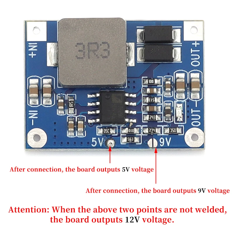 DC-DC Boost Converter 1/5/10Pcs for 3.7V Li-ion Battery, Input 3.7V Output DC2.5-11V Power Supply Module