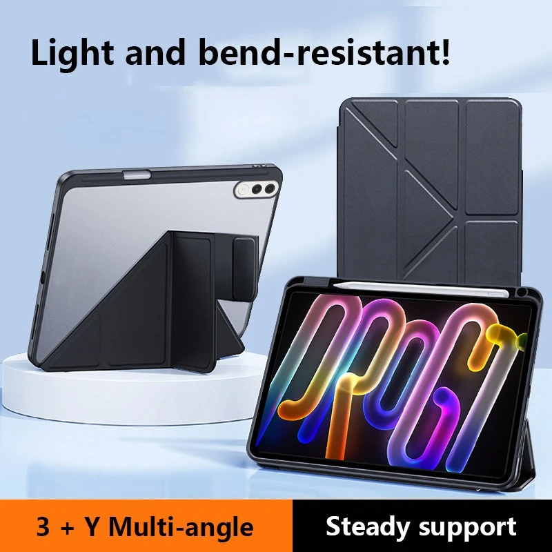 

Складной акриловый прозрачный жесткий чехол для Lenovo Xiaoxin Pad Pro GT 13 Idea Tab Pro Gen 2 TB390FU TB376FC TB378FC 13 дюймов