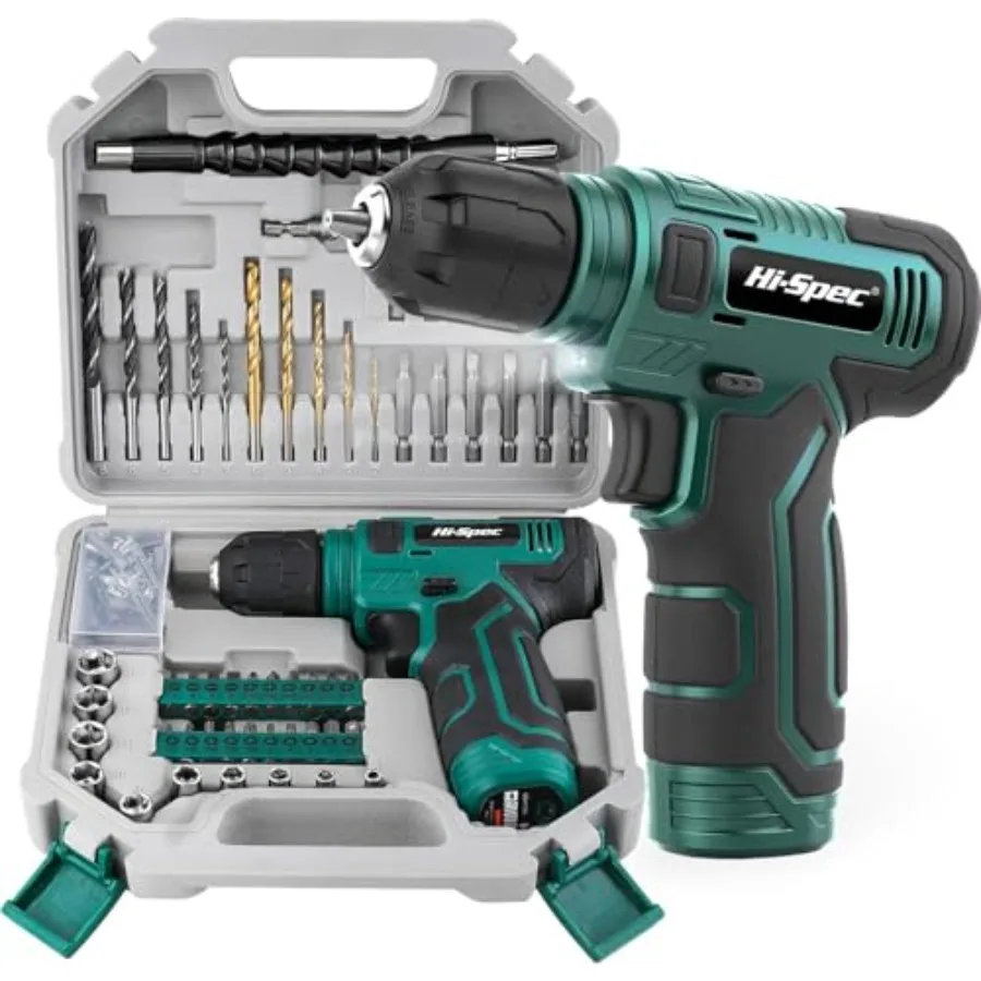 

Набор из 110 предметов: зеленая аккумуляторная дрель-шуруповерт 8В с USB-зарядкой. Наборы сверл, торцевых головок и насадок для отверток (аксессуары)