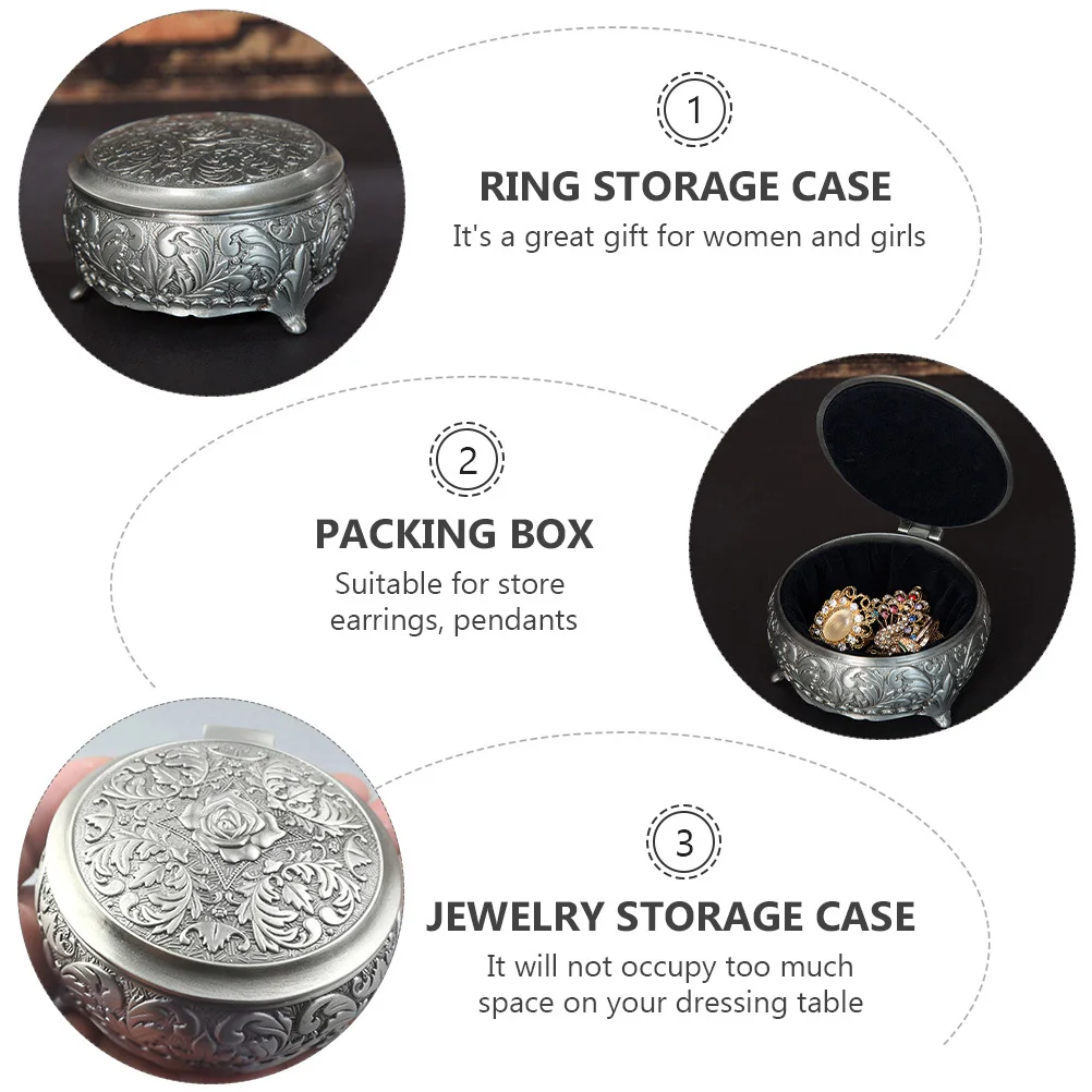 

Футляр для ювелирных изделий Упаковочная коробка для браслета Коробка для хранения ювелирных изделий Футляр для хранения из сплава Футляр для хранения