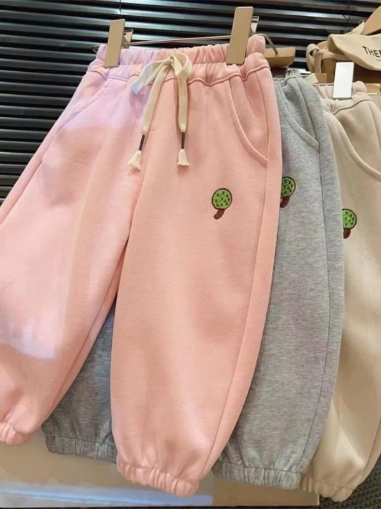 

Girls Spring Autumn Sports Casual Pants Outdoor Wear New Sle Baby Toddler Kids Sweatpants Comfortable Long Trousers