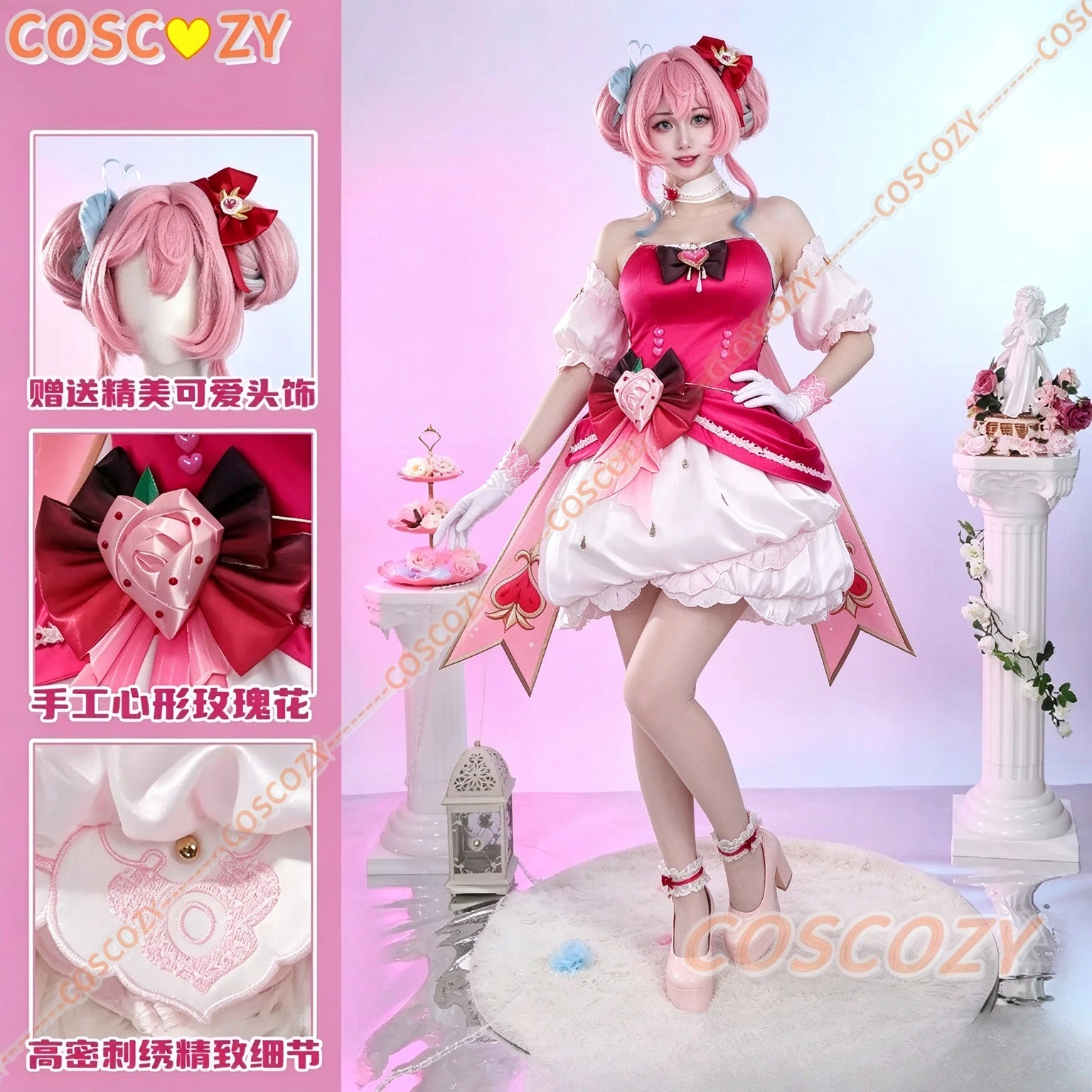 Honkai: Star Rail Hyacinthia Fashion Game Suit Lovely Dress Uniform Cosplay Costume Halloween Party Outfit Women