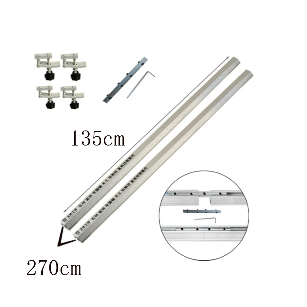 Imagem -06 - Máquina de Corte Elétrica de Serra Circular Régua do pé do Guia 45 Graus Chanfro Ajudante do Woodworking em 135cm