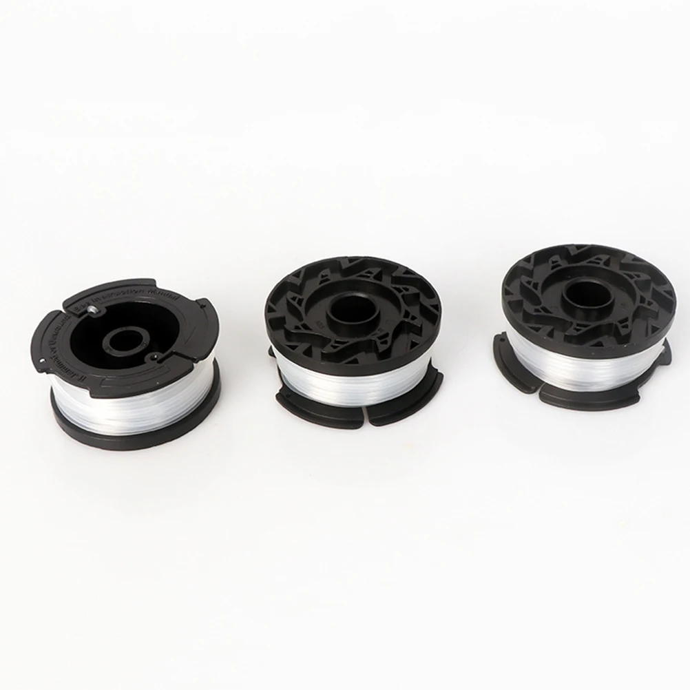 3PCS Mowing Line Replacement Spools Trimmer Nylon Bump Head Compatible Strimmers Strong Sturdy Flexible Easy Install Save Time