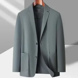 Summer Ice Silk Suit Men's Thin Small Suit 15007