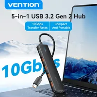 Vention USB C Hub 10Gbps Type-C 3.2 Gen2 USB Splitter Type C Hub 4 USB Port 3.2 for MacBook Pro Air Type C Multiport Adapter