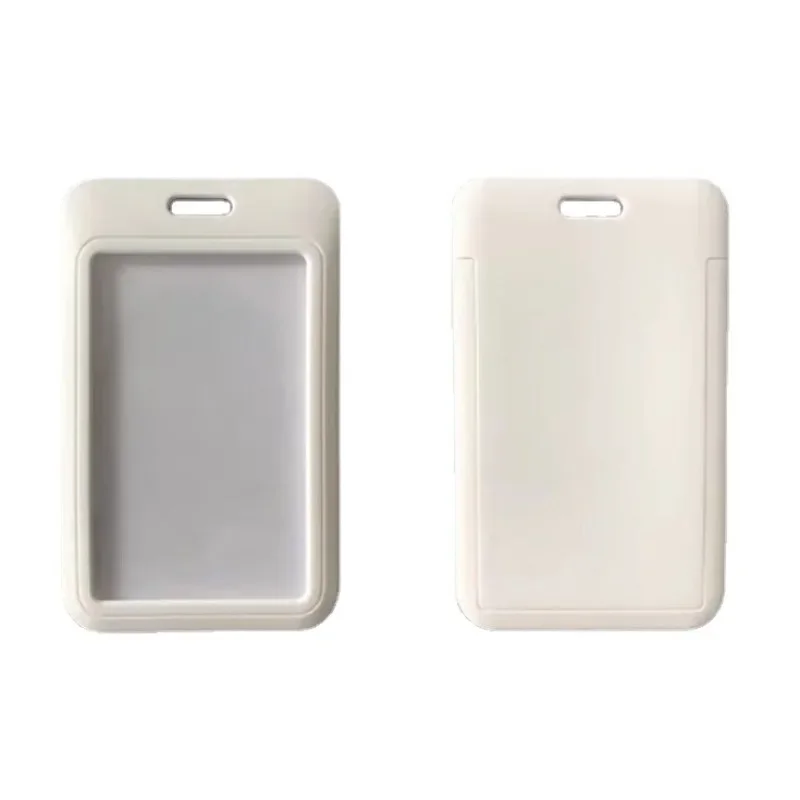 ABS 플라스틱 흰색 배지 거치대 ID 태그, 작업 허가 케이스, 가슴 걸이식 패스, 작업 카드 커버, 배지 슬리브