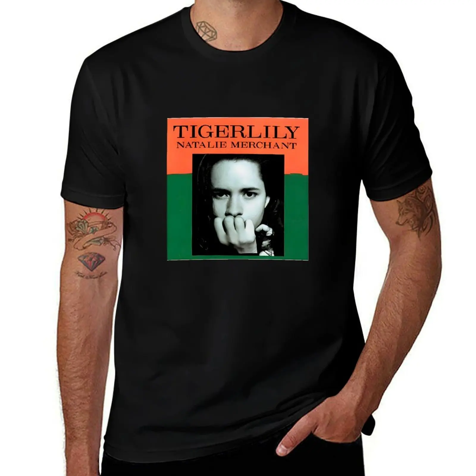 Natalie Merchant Tigerlily T-Shirt Street Fashion Casual Tee Shirt T-Shirt