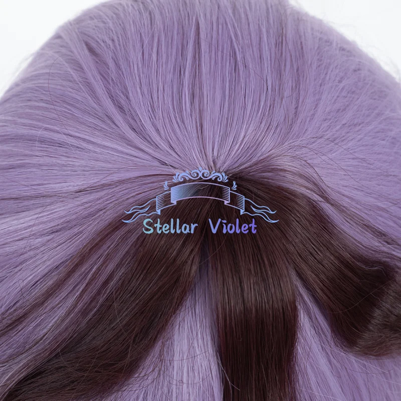 أنيمي IB غاري شعر مستعار تأثيري الأرجواني البني 30 سنتيمتر الشعر القصير مقاومة للحرارة الاصطناعية الشعر أنيمي شعر مستعار للحفلات + غطاء شعر مستعار