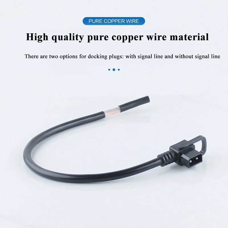 2+4 Electric Vehicle Lithium Battery Connector 40A High-power Charging Port Socket E-Bike  6Pin Socket Discharging Power Cord