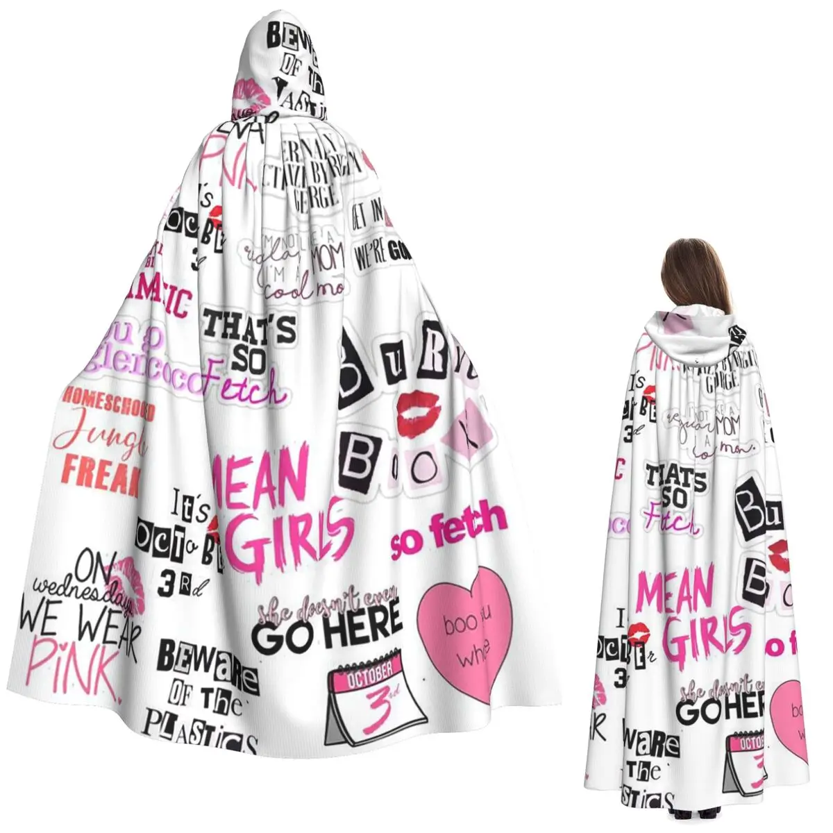 

Книга ожогов-среди для девочек, длинный плащ с капюшоном, ведьма, средневековый костюм, накидка для косплея, Хэллоуин, вечеринка, для взрослых, унисекс