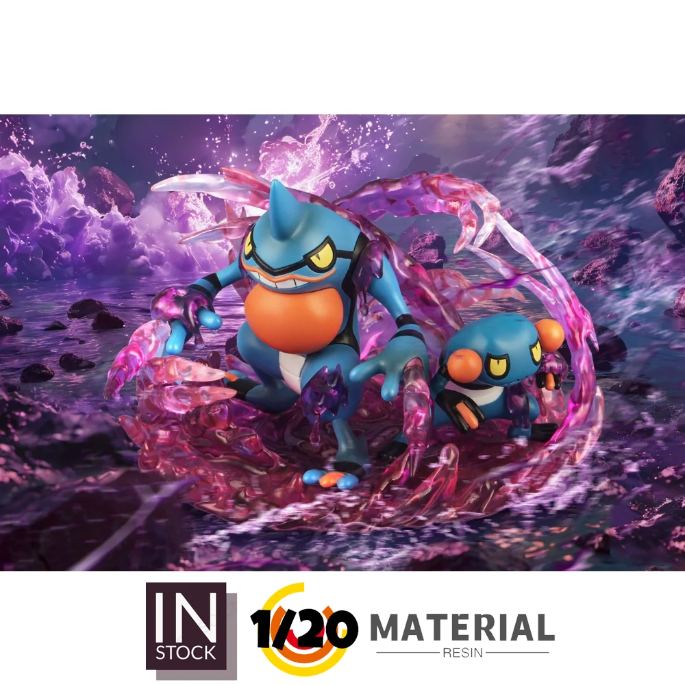 [IN STOCK] 1/20 Resin Figure [KC] - Croagunk & Toxicroak