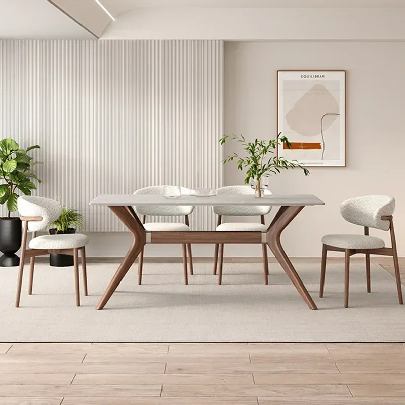 Mesa de madera pequeña para conferencias, juego de Mesa de comedor moderna de lujo, Mesa central para restaurante, juegos de muebles de jardín