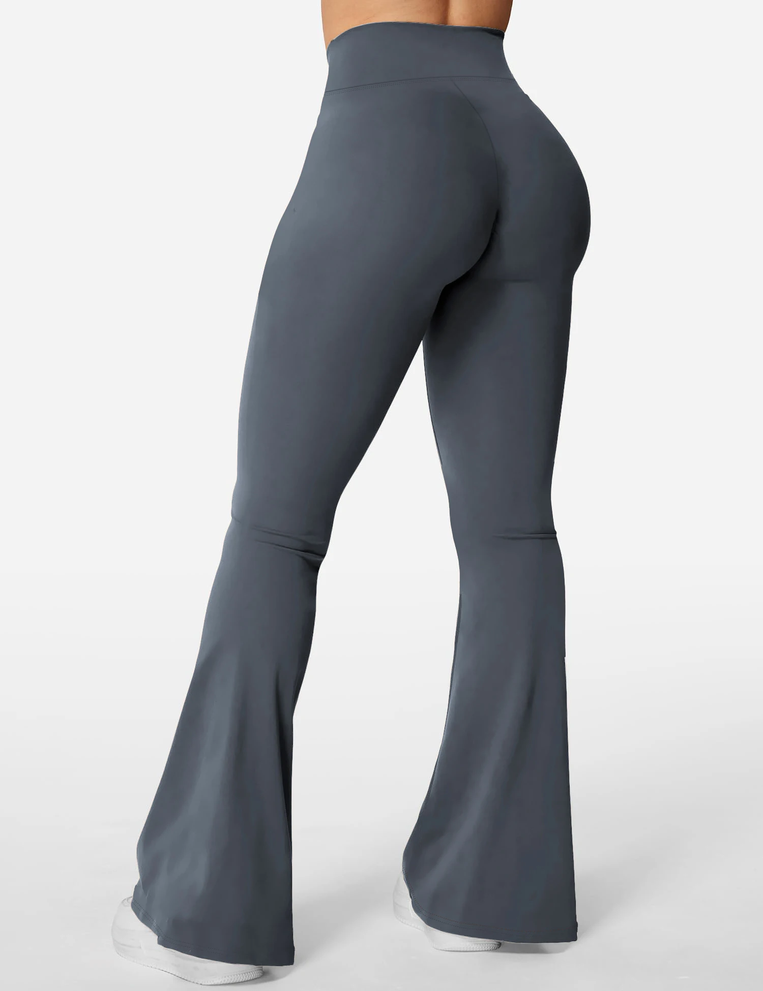 Pantalon évasé taille haute Y2K K-Fashion, jambes larges, doux et extensible, élégant, polyvalent, pour usage quotidien