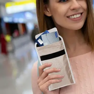 Faraday signal block case Cobile Phone Mobile Signal Block RF Anti-Radiating Signal Shield Bag RFID Cell Phone Storage Bag 10 Main Sales Phone Blocker - №6