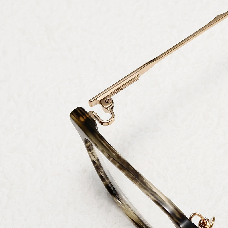 Japanese Brand Men Square Glasses Frame Acetate Titanium Handmade Eyeglasses Fashion Designer Spectacles Gafas Korean Style image 3