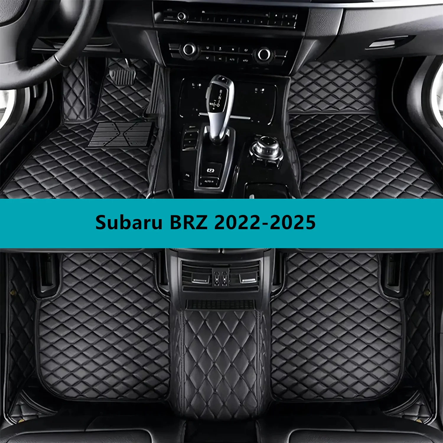 

Полный комплект автомобильных ковриков для Subaru BRZ 2022-2025, кожаные коврики для автомобилей, коврики, автомобильные аксессуары