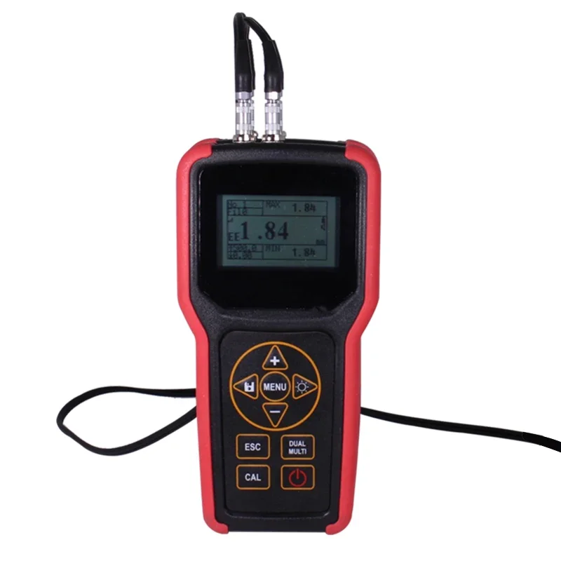 Ultrasonic Thickness Gauge High Precision Digital 0.75~400mm  Meter for Metallic and Non-metallic Materials