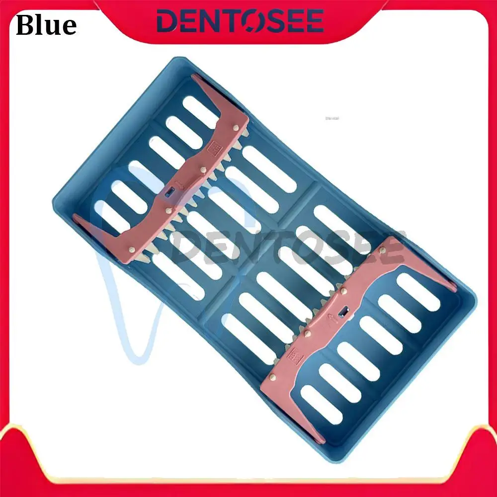 Dental Sterilization Box for Instrument Filler Aesthetic Sterilization Tray with LM Resin Knife Plastic Dresser Tool