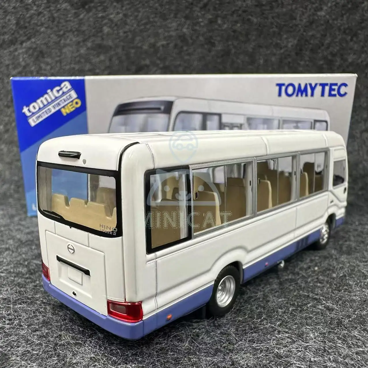 2410 TOMYTEC 1/64 TLV LV-N326a HINO LIESSE II LX alloy trolley model collection decoration