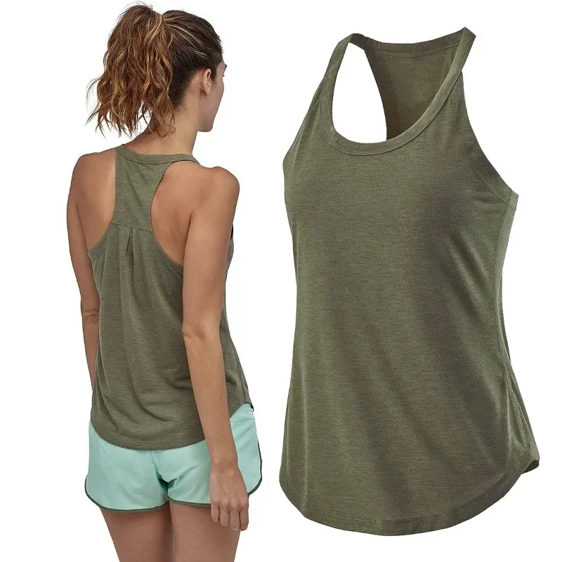 

Women Gym Yoga Vest Athletic Fitness Sports Tank Tops Quick Dry Running Blouse Workout Tops Sleeveless Back Yoga Shirts Gym Top