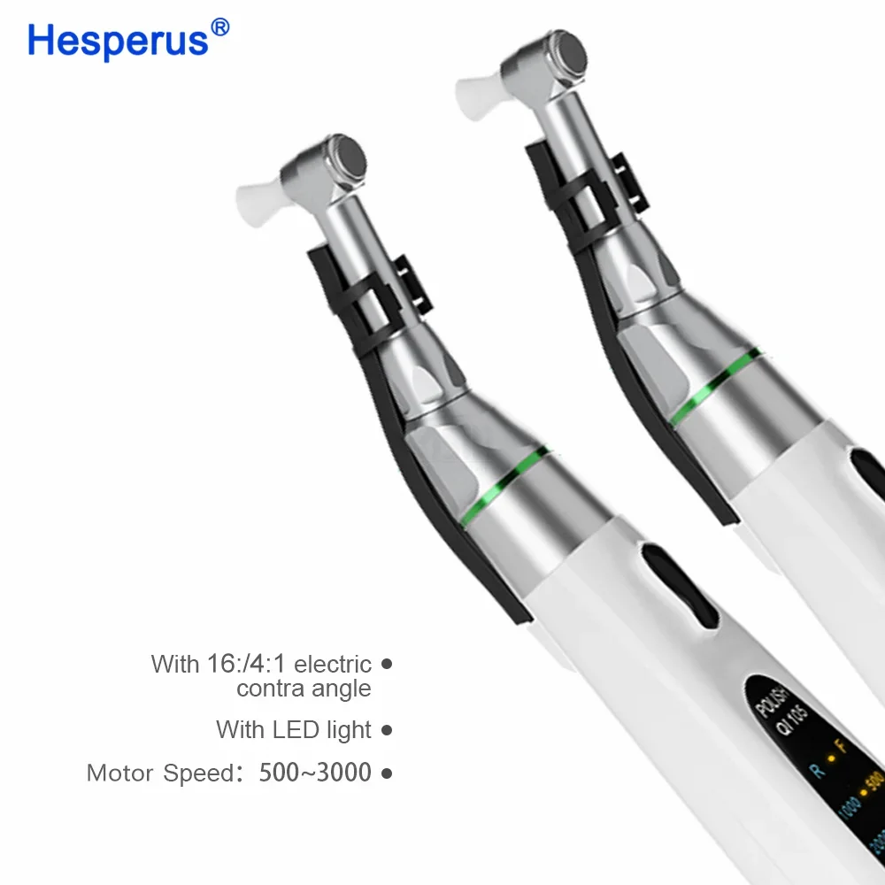 Dent al Electric Oral Care Prophy Handpiece Reduction Endo motor with 16:1 LED contra angle Removable for Teeth Polisher Whiten