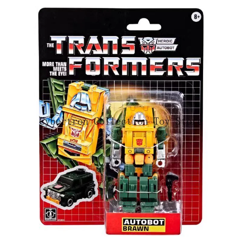 

[In Stock] Transformation Toys G1 Autobot Brawn Deluxe Class Autobot Model Toy, Articulated Action Figure Collectible