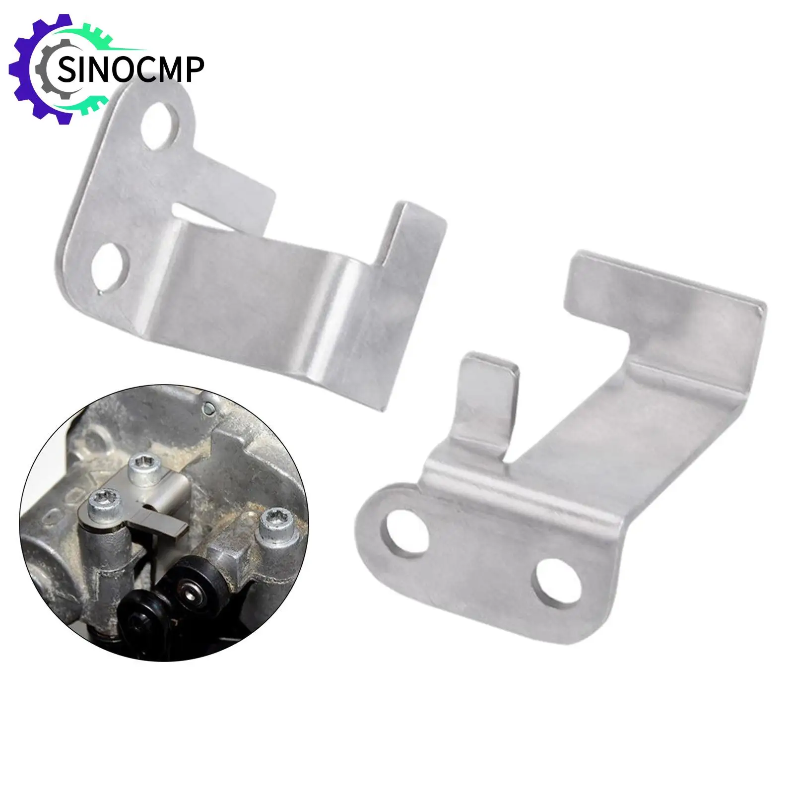 2Pcs Repair Fixing Bracket Kit Stainless Steel Actuator Group Manifold 059129086 for VAG 2.7 3.0 TDI Common Rail Engines 2006-14