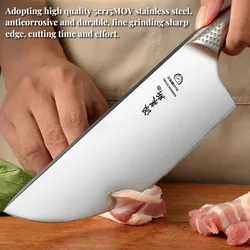 1pc Stainless Steel Pork Knife, Butcher's Commercial Splitting Knife, Boning Knife for Pig Killing