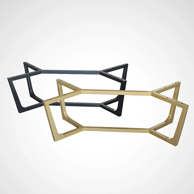 

'Luxury Brushed Finish Stainless Steel Square Outdoor Garden Table Base For Cafe Dining Restaurant Table Legs