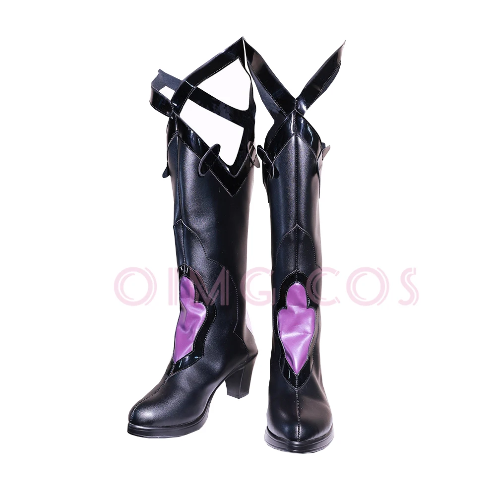 Honkai Star Rail Black Swan Cosplay Shoes Anime Chinese Style Halloween for men Game