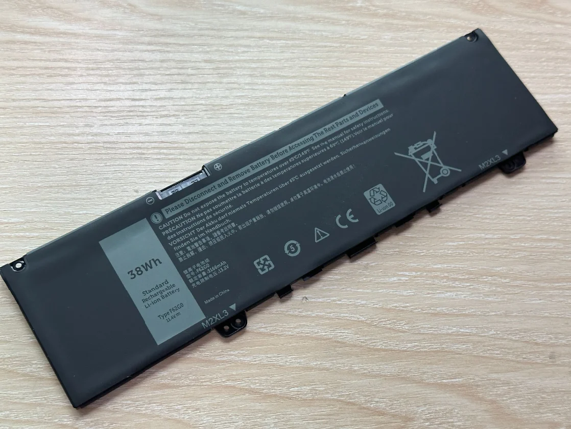 Batterie F62G0 Pour Dell Inspiron 13 7000 7370 7373 7380 - 11,4V 38Wh